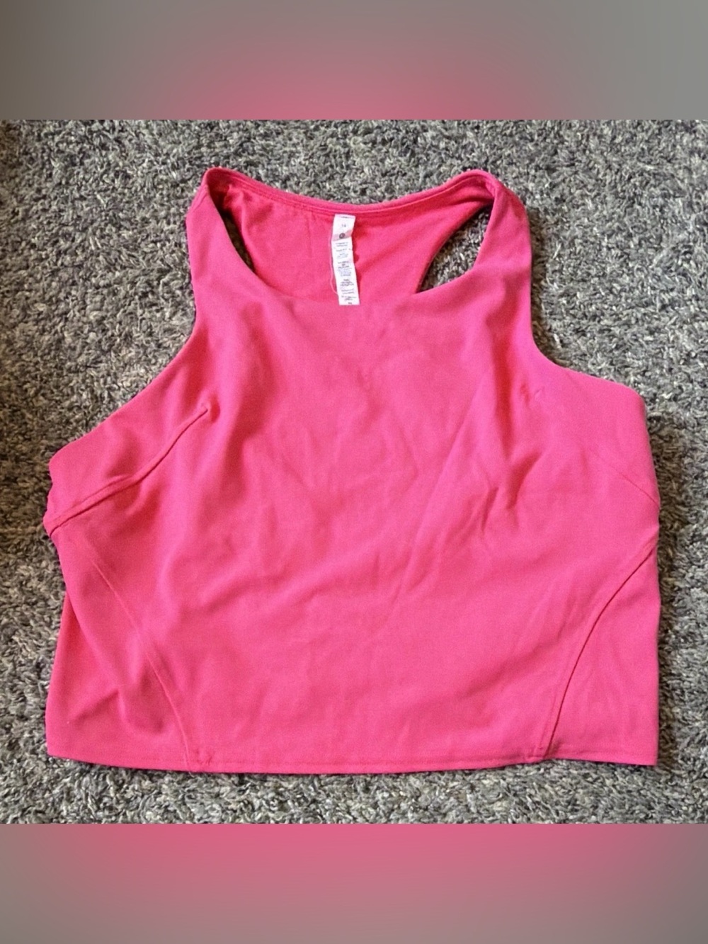 Lululemon Racerback Wunder Train Tank Neon Pink